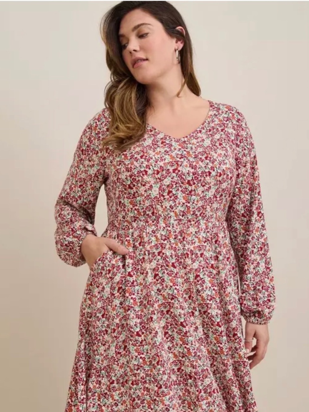 Torrid Textured Stretch Rayon Mini Skater Dress